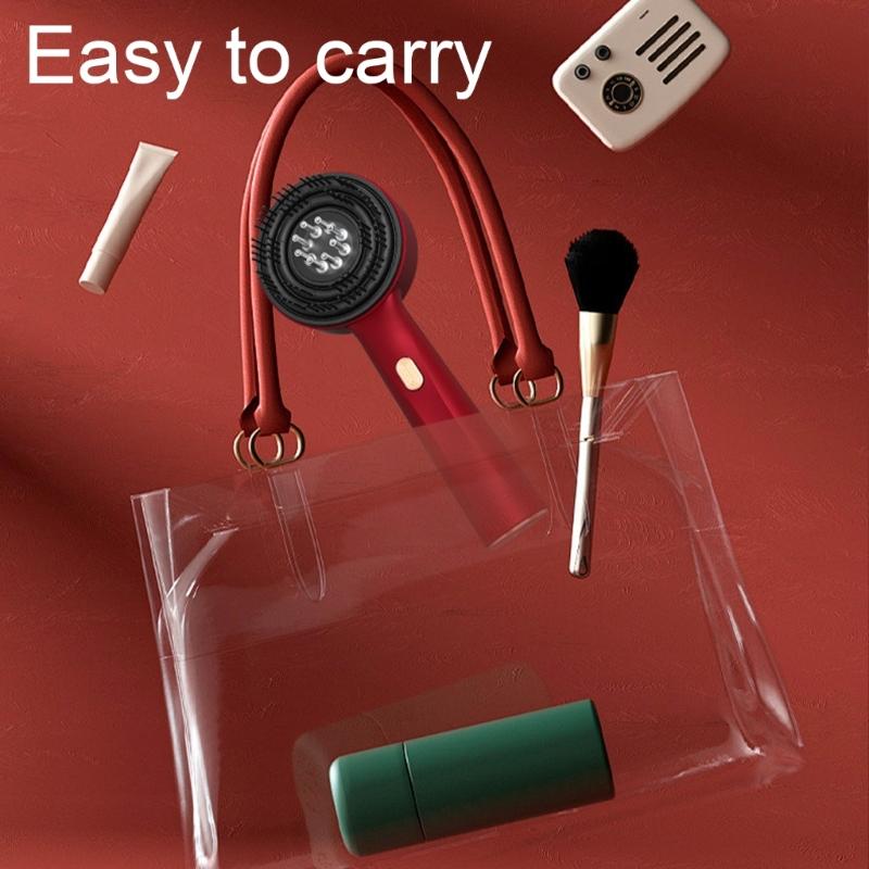 Electric Massager Brush Electric Vibrations Massage Comb Scalp Massage Comb for Nourishing Hair Relieve Head Pressure