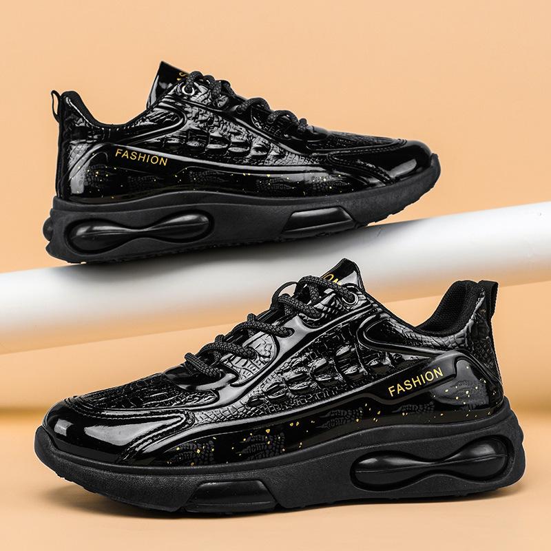 Fashion Luxury New Men's Casual Versatile Soft Sole Elevated Sports Shoes Breathable Anti Slip Wear Resistant Comfortable Running Shoes