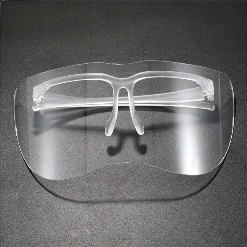 Full Face Sunglasses Mask Women Men Protective Faceshield Glasses Goggles Covered Spherical Lens Anti-Spray Cycling Sunglasses