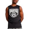 PUMA Tank Tops Men's Black Crew Neck Moderate Other 630497-01