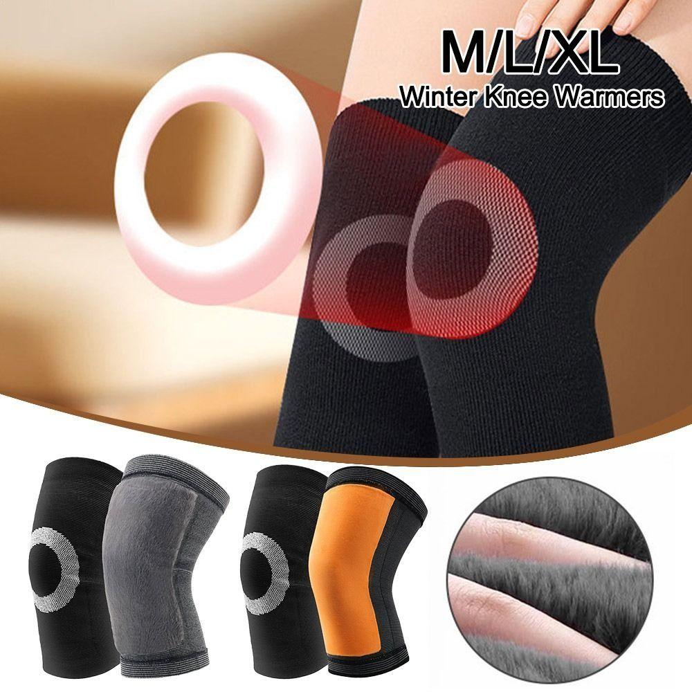Universal Warm Knee Sleeve Thickened Knee Support Durable Sports Knee Pads  Unisex