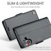 For iPhone 17 Case CASEME 023 Series RFID Blocking Glossy Stand Phone Cover