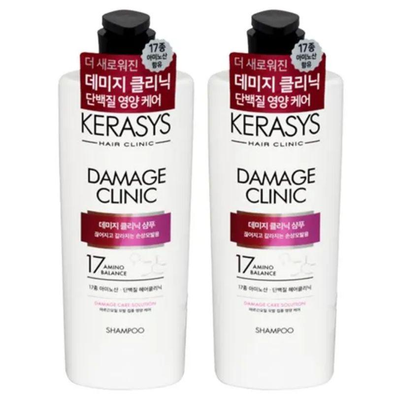 Kerasys Damage Clinic Protein Pflegendes Shampoo 750ml (2er-Pack) 750ml (Pack of 2)