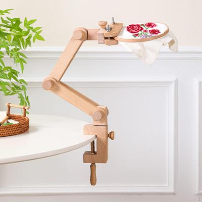 Soporte de Punto de Cruz Bordado DIY Ajustable Artesanía Artística con Bastidor de Abrazadera Estante para Coser