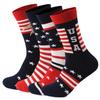 Amerikanische Flagge Mittelhohe Socken | Reine Baumwolle | Vielseitiges Ganzjahresgeschenk
