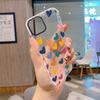 Fashion ins wind tpu transparent mobile phone case apple 16promax color love iphone17 soft case protective case