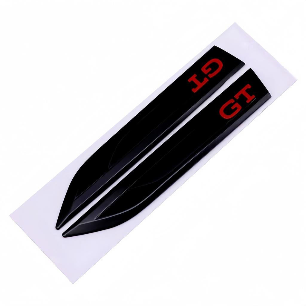 1 Stück 3D ABS GT Logo Plakette Aufkleber Auto Seitenkotflügel Emblem Abziehbild Hochwertiges Automobil Außen Zubehör