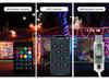 Bluetooth RGB Color-Changing Leather String Lights for Christmas, Outdoor, & Camping
