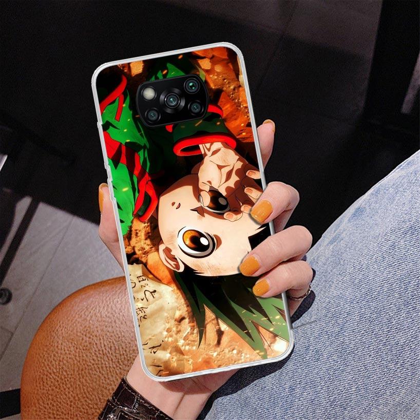 Huner X-Hunters Gon Phnoe Case for Xiaomi Poco X5 X6 X7 Pro X4 Gt F7 Ultra M8 M7 Redmi 15C 15 13C 13 12C 12 Unique Cover Coque P