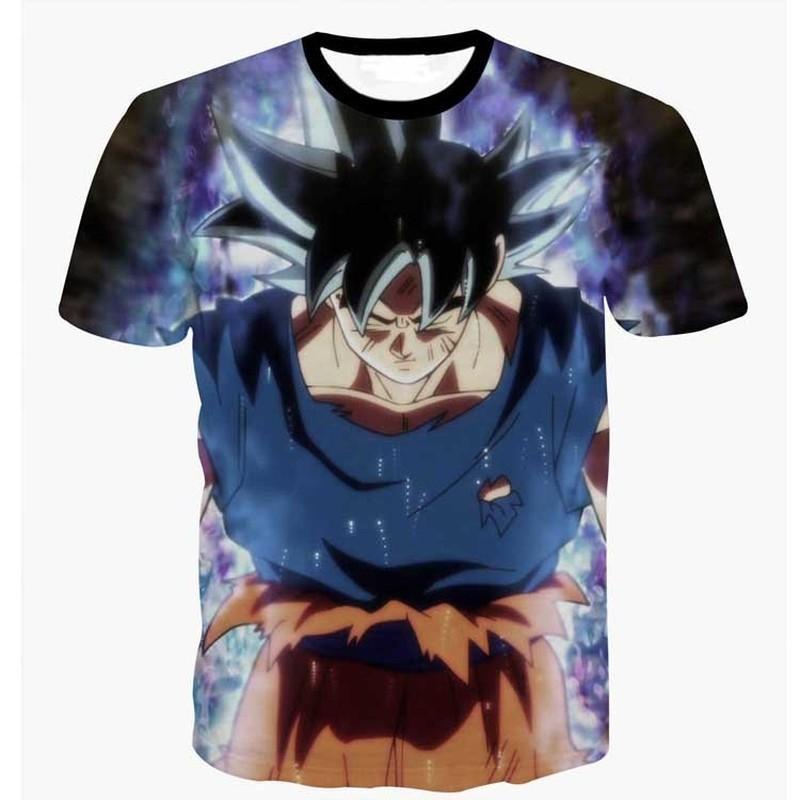 

Summer Fashion Dragon Ball Tshirt Summer Short Sleeve Tee Shirt Cartoon T Shirt Fitness Tops XXS