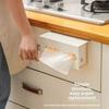 Moisture-proof Wall-Mounted Tissue Rack Waterproof Paper Towel Rack  Under Cabinet