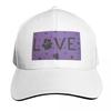 I Love My Dog Baseball Cap Six Panel Structured Crown Sun Protection Upf 50 Breathable Mesh Back