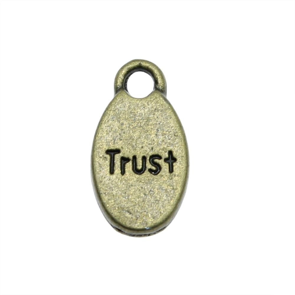 

10шт подвески-подвески античная бронза цвет цинковый сплав 15х8мм