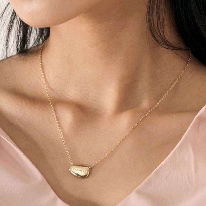 

LOVEMBER [silver 925] Pebble Coin N SILVER