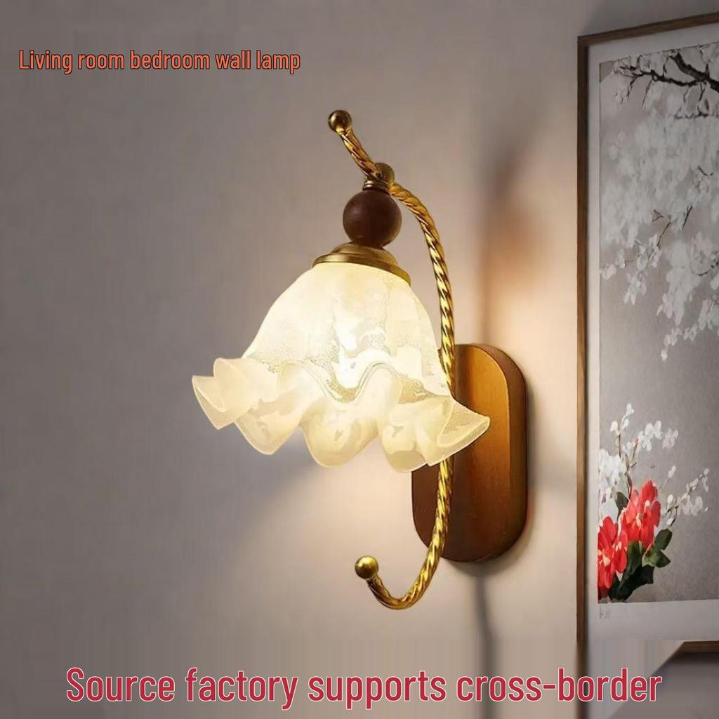Zhongshan Mid-Century Modern Wall Lamp: Retro French Living Room/Bedroom Lighting