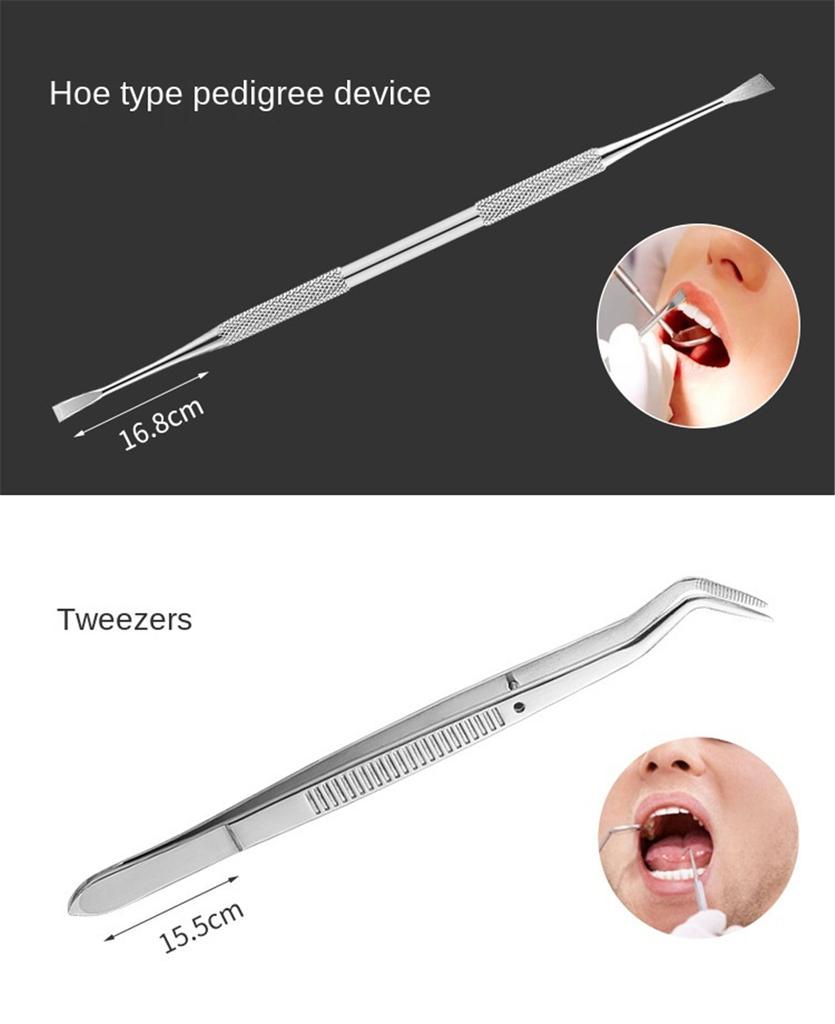 Dental Teeth Whitening Kit Dentist Tooth Plaque Calculus Tartar Remover Tool Set