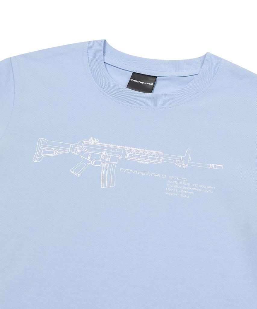 Ibeuindeowoldeu (W) K2/K2C1 T-Shirt Mist Blue