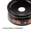 Sunmany Mini Orin Set, Authentic Maki-e 2.5-inch, Made in Japan, Modern Buddhist Altar Rin, Small and Cute, Cherry Blossom Design, Perfect for Daily O