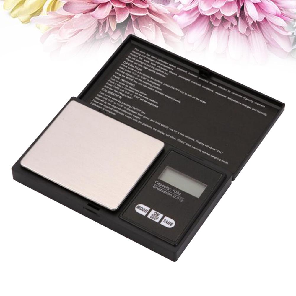 Mini Electronic Jewelry Scale 100G/0.01G High Precision Lcd Backlight Scale For Gold Powder Weighing