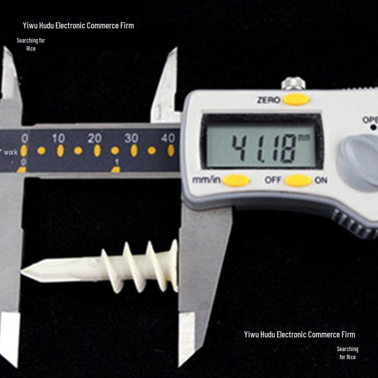 Nylon Spiral Wall Plug Screw Expansion Anchor for Plasterboard