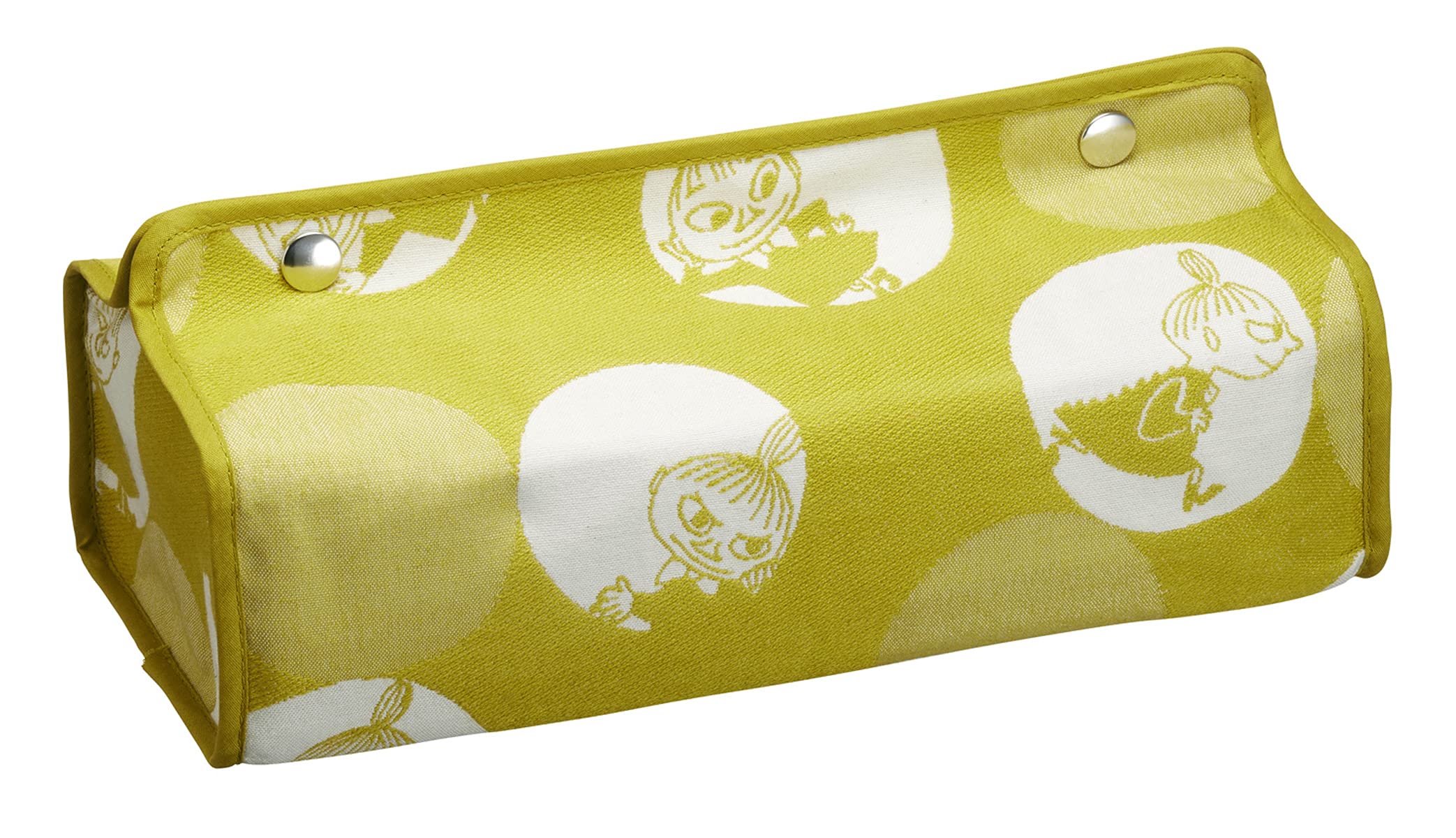 

Quarter Report Moomin Hanging Tissue Case with Bubble Dot W25 x x Jacquard Laminated Made in Japan (MOOMIN) My, Mustard, Approx. H5-6.2 D12cm, Weave,