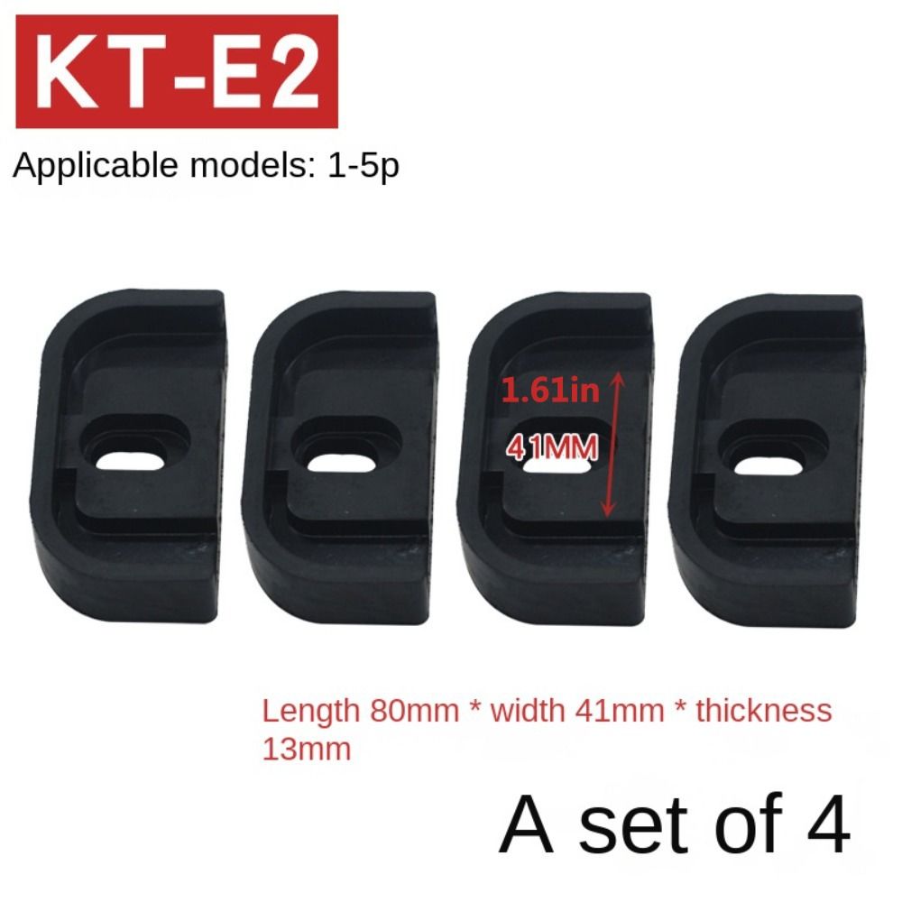 4Pcs Shock Pads Air Conditioning Rubber Mount Raised Base Vibration Damping Pad  Outdoor