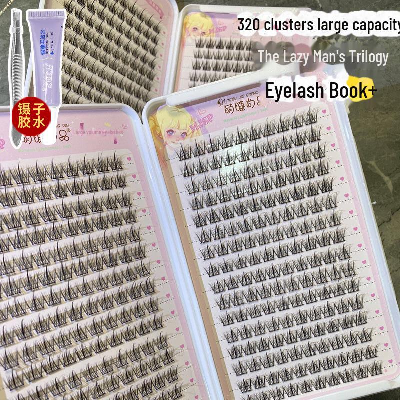 Mengji Shangpin Lazy Trilogy Fotogenische Dicke Segmentierte Wimpernbuch