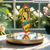 2D Flat, 1pc Funny "No Dog Poop or Pee Here" Metal Aluminum Sign - Heavy-Duty Aluminum Round Potty Training Warning Sign Suitable For, Office,, or