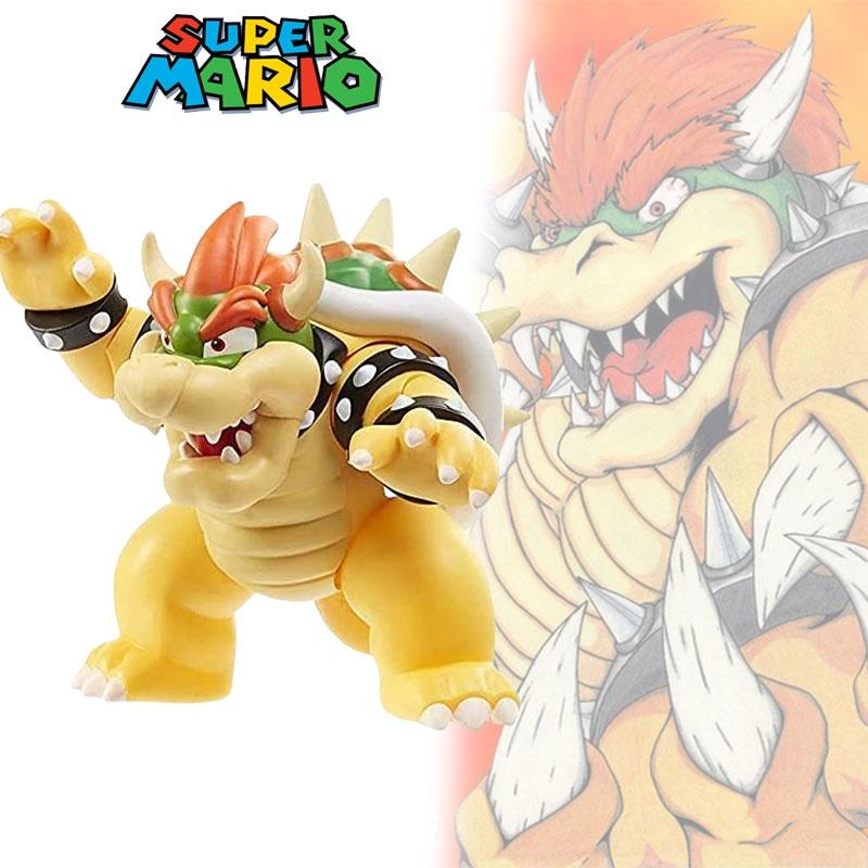 Super Mario Bowser Figurine Jouet en PVC Hauteur 10cm Modèle Collectionnable Dessin Animé