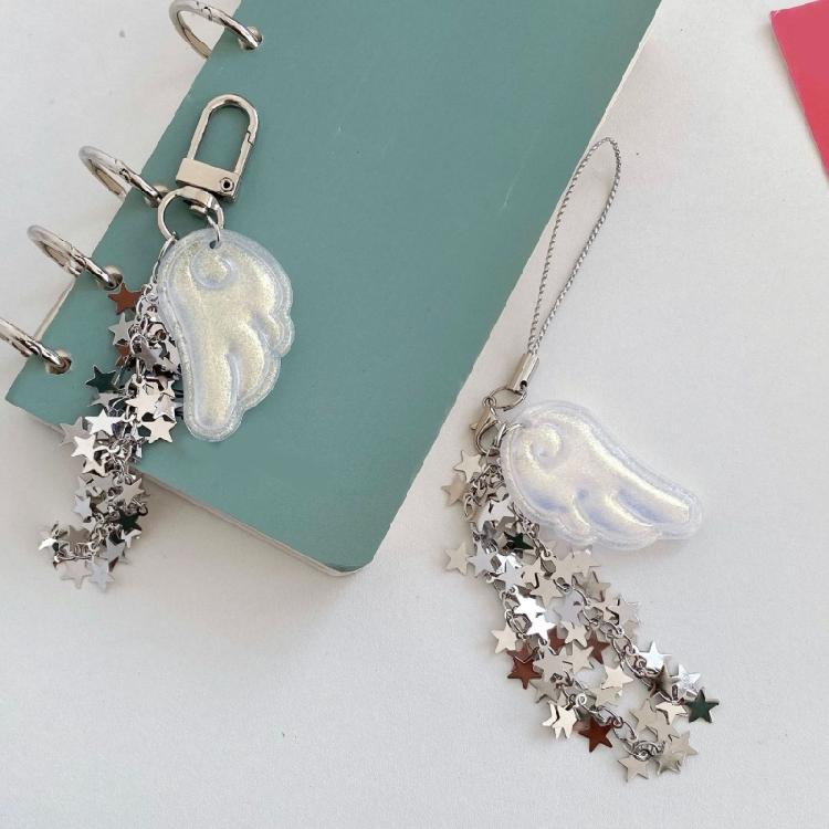 Sturdy Acrylic Magicals Girl Rabbit Keychain Charm Pendant Great for Commuting or School Life Bag Decoration Charm