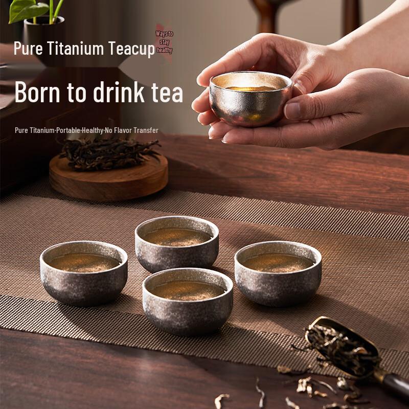 Pure Titanium Multi-purpose Drinking Cups