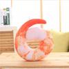 Peeled Prawns Stuffed Animals Plush Toys U Neck Pillow Shrimp Cushion Pillow