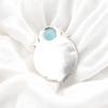 925 Sterling Silver Natural Blue Cat's Eye Gemstone Pendant ThanksgivingDay Gift CP-22-37