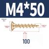 304 Stainless Steel Galvanized Hardened Coarse Thread Countersunk Flat Head Phillips Wood Screws