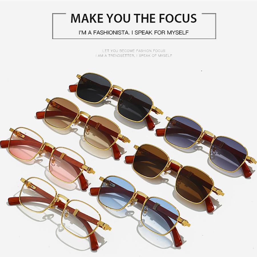 Fashionable Sunglasses Square Sunglasses Non-Polarized Fashion Accessory 