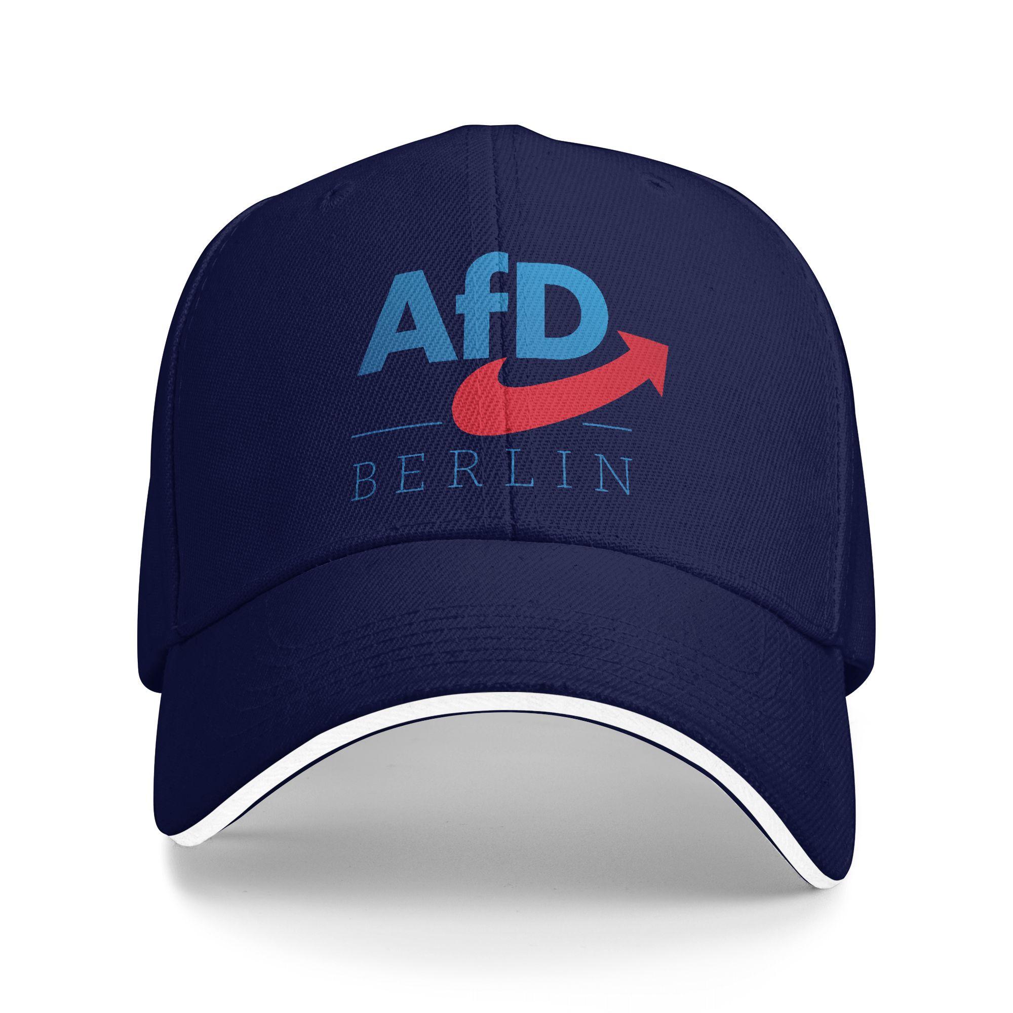 

German AFD Alternative for Germany Baseball Cap WomenUnisex Print Trucker Hat Summer Streetwear Gym High Quality Snapback Cap One Size