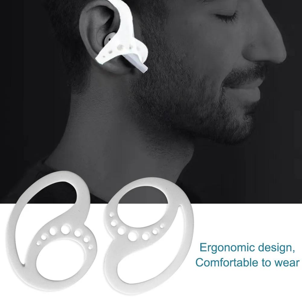 1/2 Pairs  Wireless Earphone Holders Anti Fall Ear Hooks for AirPods Pro Silicone Ear Earbuds Holder for Running