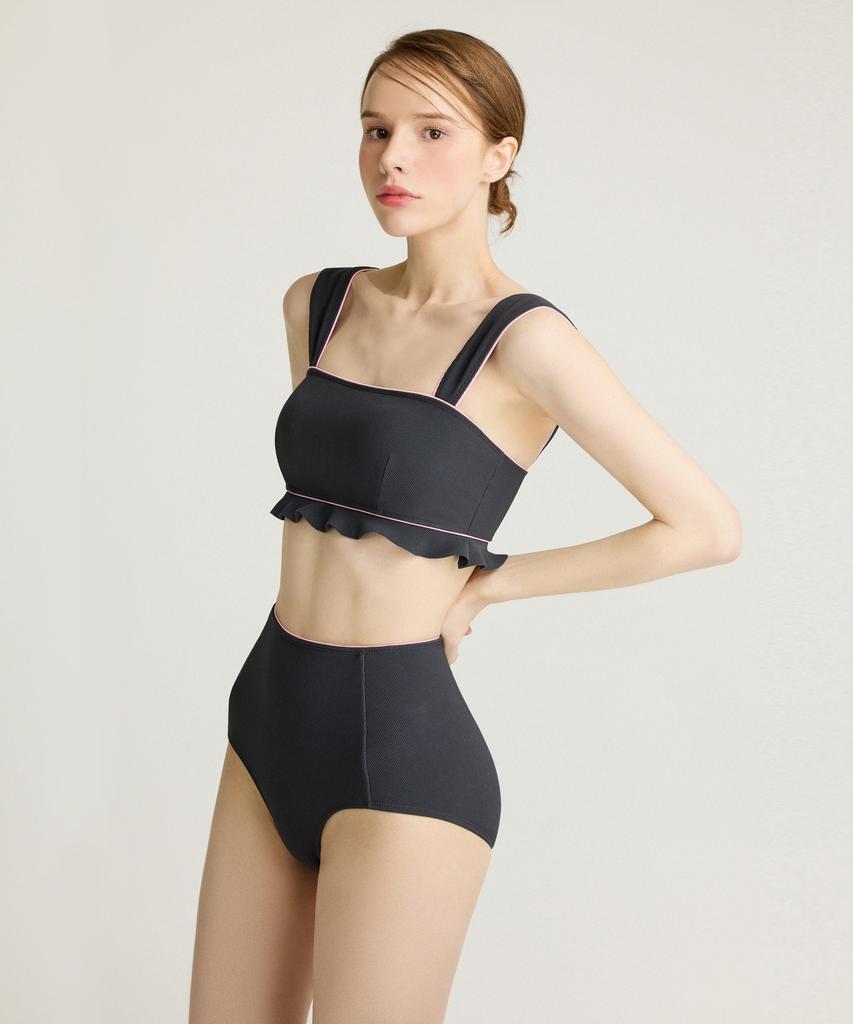Ageunel Jewelry Bikini Bra_Gray