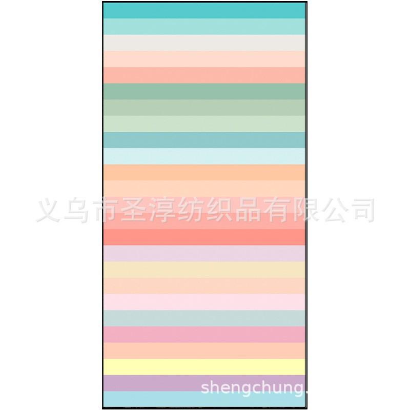 Ultra Absorbent Microfiber Beach Towel 70x140cm Printed Double-Sided Plush Travel Pool Spa Gym Hotel Use
