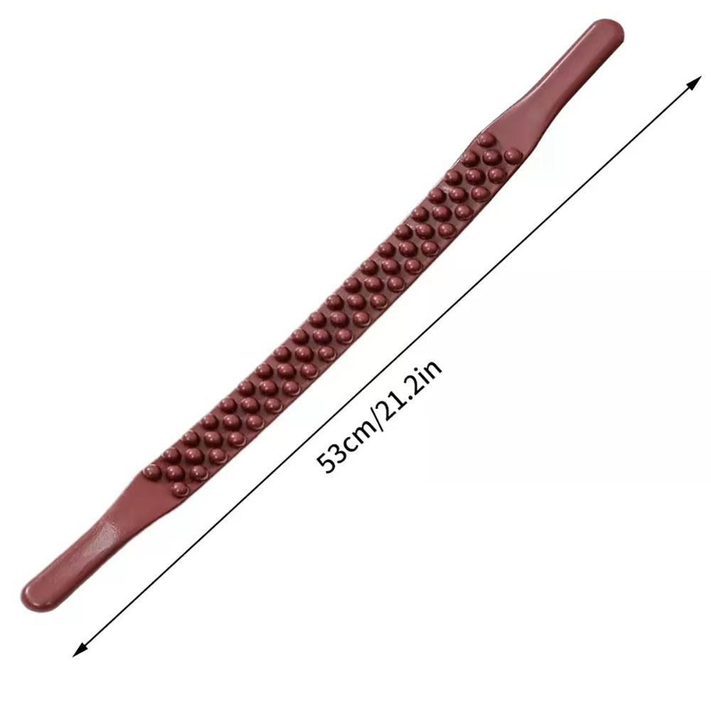 1Pcs 59 Beads Back Massage Stick Tendon Scraping Tool  for Back Neck Waist Legs and Abdomen Massage