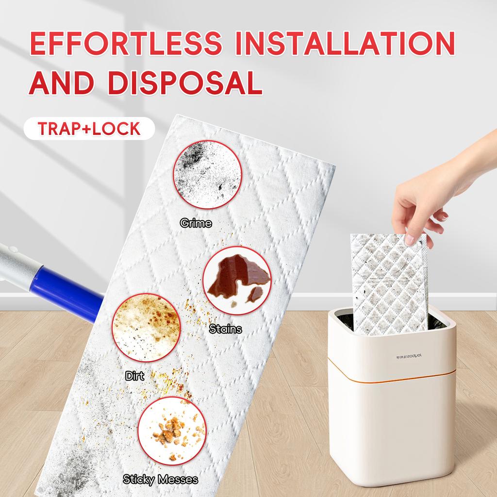 30/60pcs Disposable Replacement Pad Super Absorbent Multi-Layered for Swiffer WetJet Mop Head Multi-Purpose Cleaning Accessories