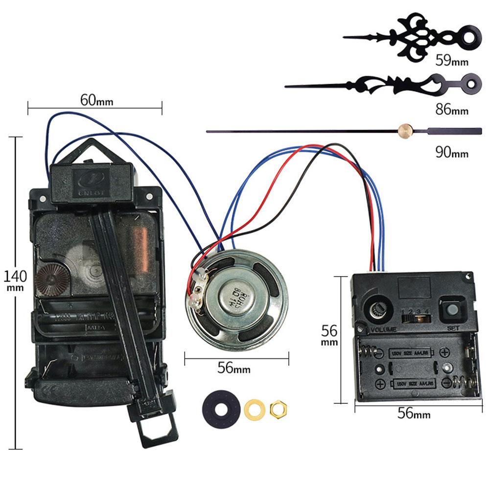 Unverzichtbares Reparatur-Set für Pendeluhren mit Schlagwerk und Schlagwerkskasten Einfache Installation für verschiedene Uhrendesigns
