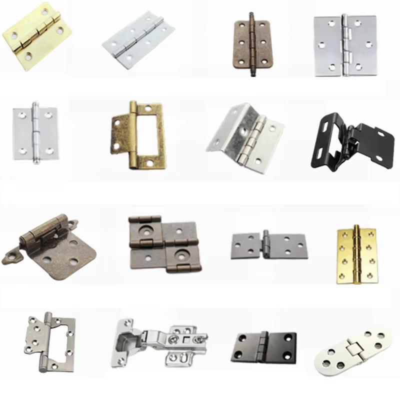 Modern Silver Kitchen Cabinet Door Hinges Soft Closing Adjustable Durable with 35mm Iron Cup Side Mount Hardware Screws