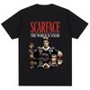 Tony Montana Scarface T-Shirts Die Welt Gehört Dir Herrenbekleidung Hip Hop Vintage Kurze Ärmel Baumwolle Oversized Mode T Shi...