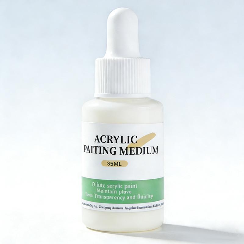 Acrylic Paint Thinner: 35ml Slow-Drying Medium for Handcrafted Art Creation 35ml
