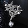 Butterfly Insect Brooch Couple Brooch Alloy Diamond Clothing Accessories