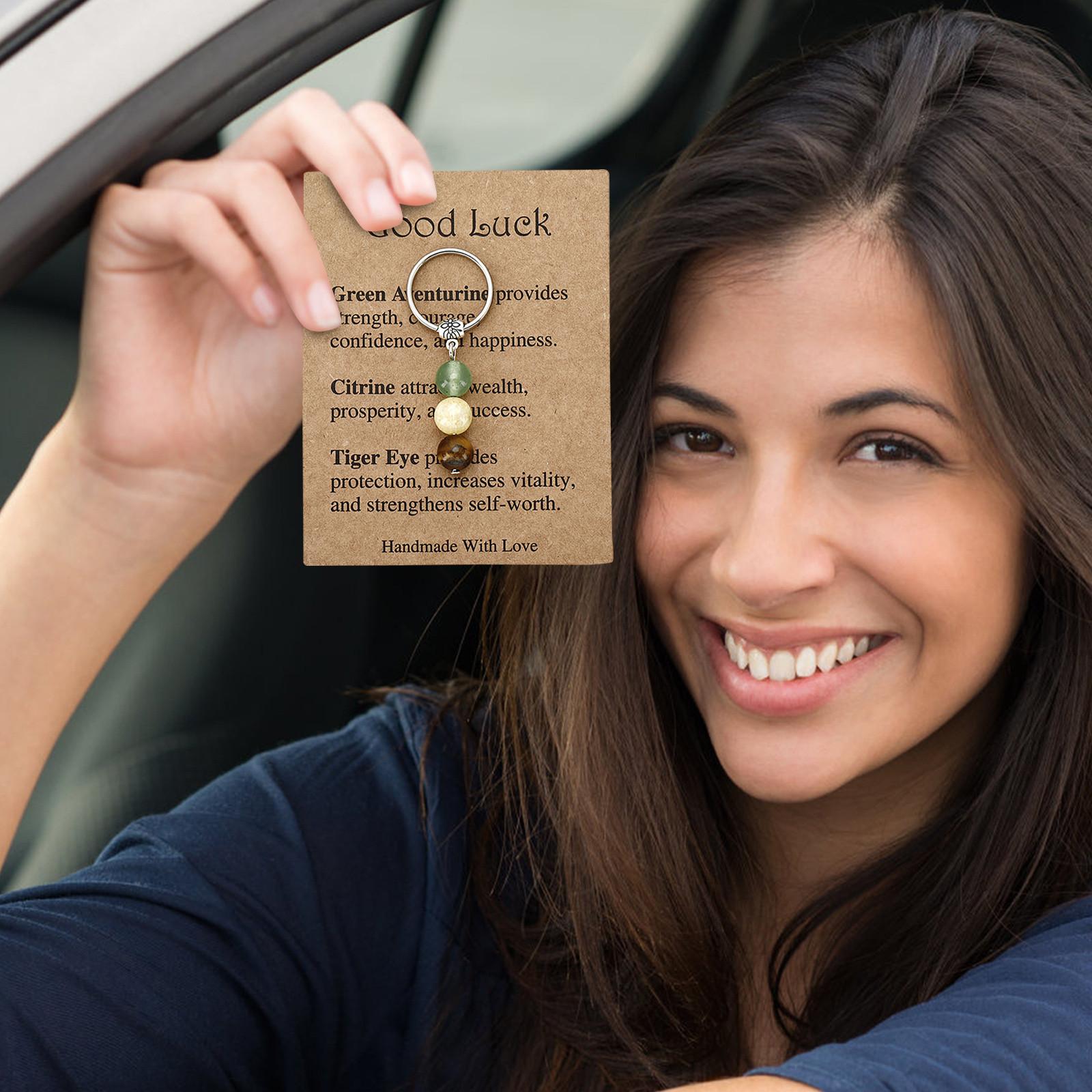 

Популярний сувенірний сувенірний брелок із намистинами з каменю One Size