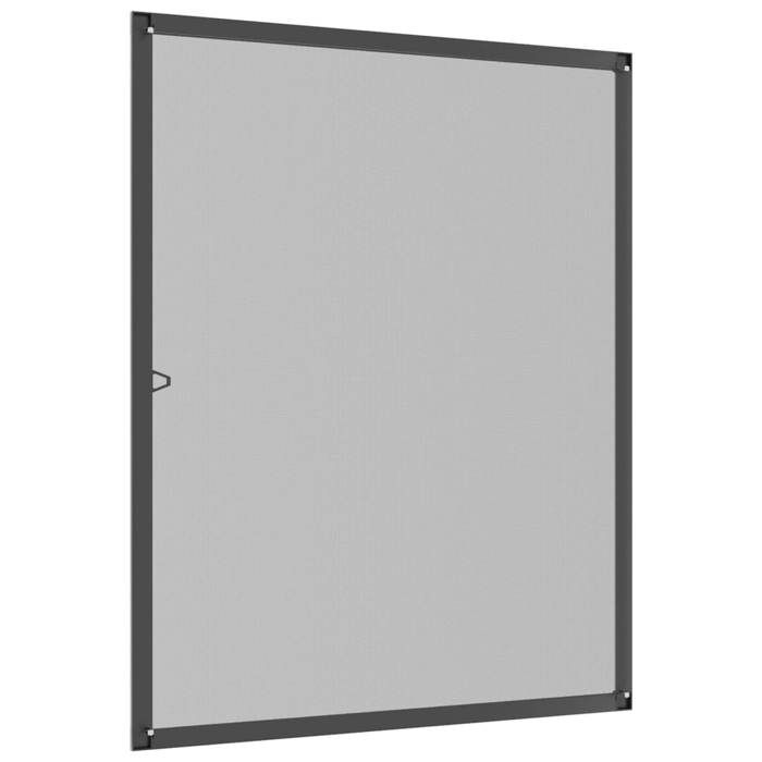 Exclusive House - Anthracite Window Mosquito Net 80x100 Cm