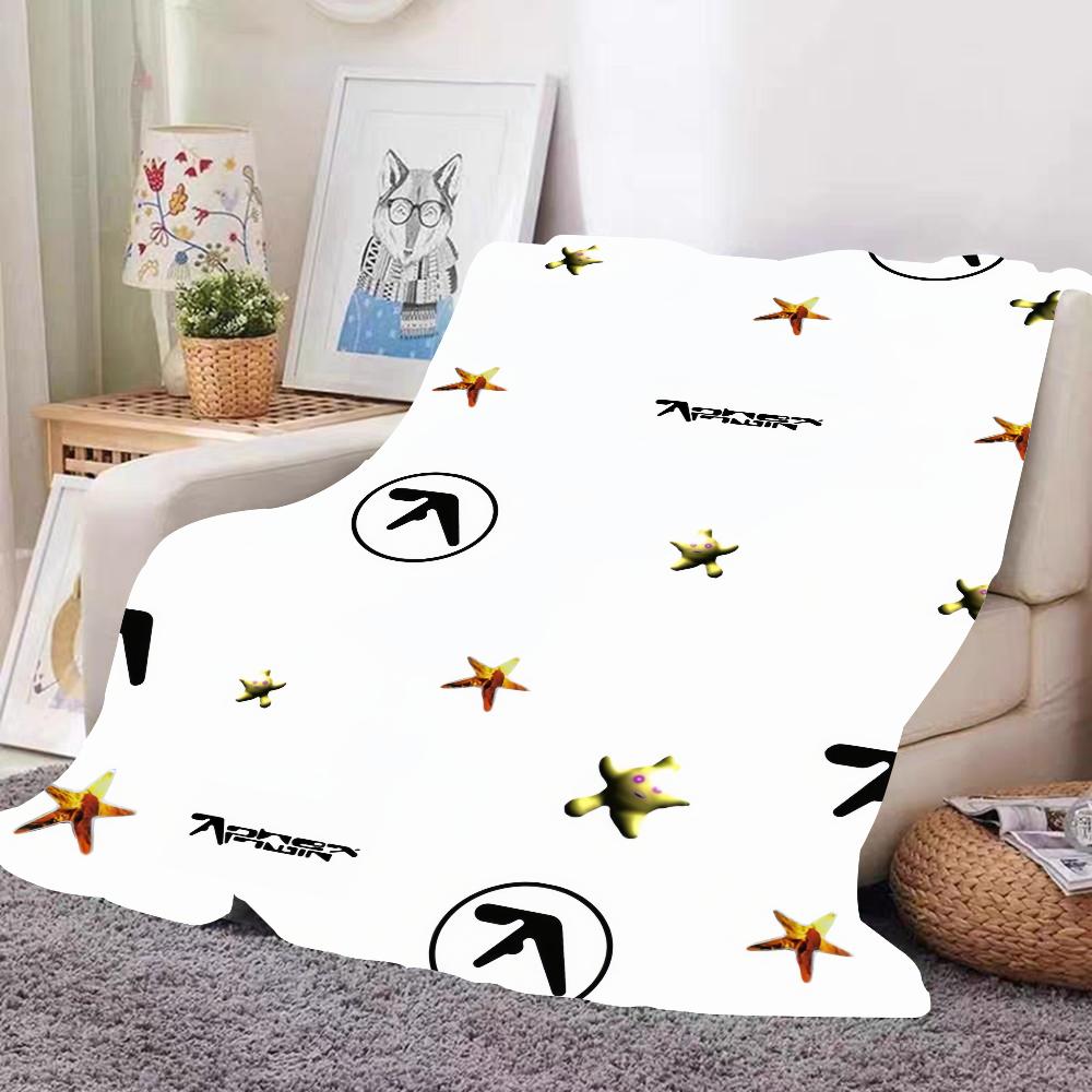 Hot Singer Electronic Master A-Aphex Twin Blanket Design Lightweight  For Dorms, Naps, Living Room, Office,Sofa,All-Season