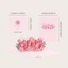 1pc-Mothers Day 3D Pop Up Bouquet Greeting Card Creative Flowers In Hand To Thank The Blessing Card for Birthday Wedding Gift